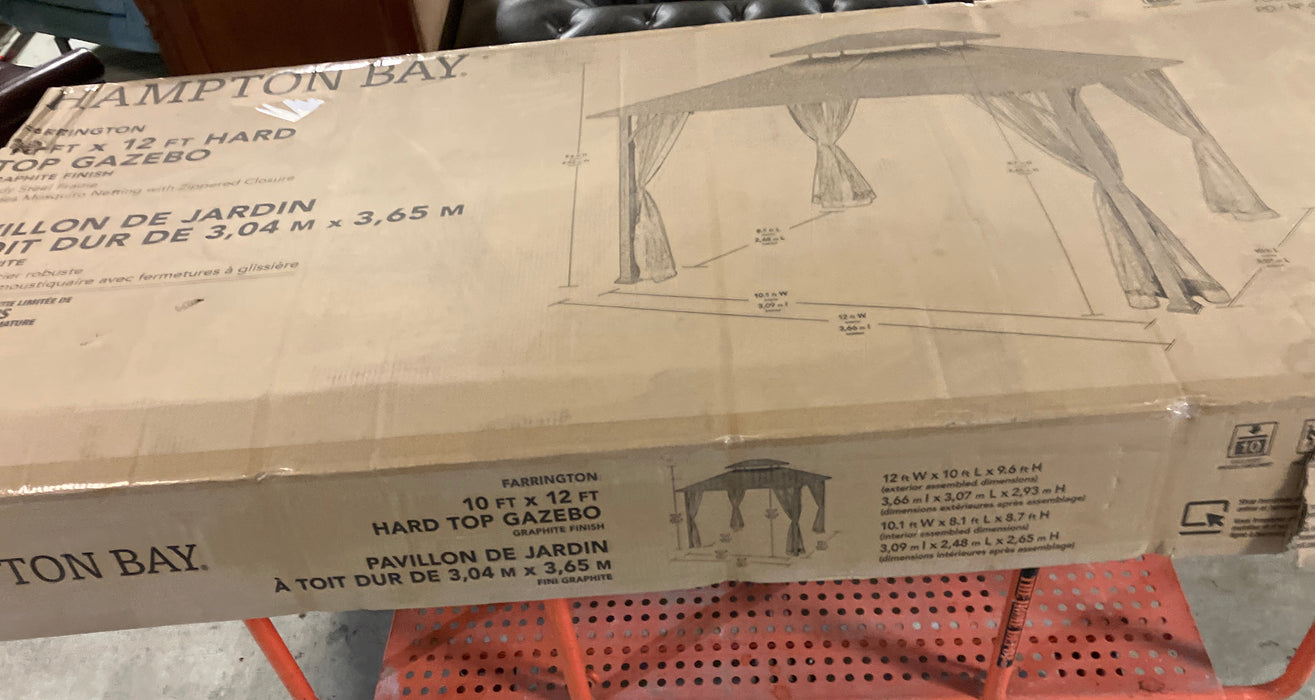 10 ft. x 12 ft. Steel Hardtop Gazebo