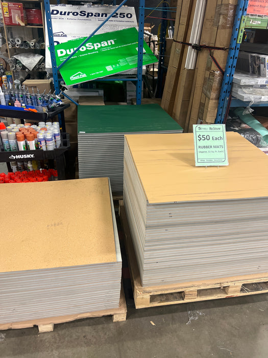 Large Rubber Gym Mats (new)