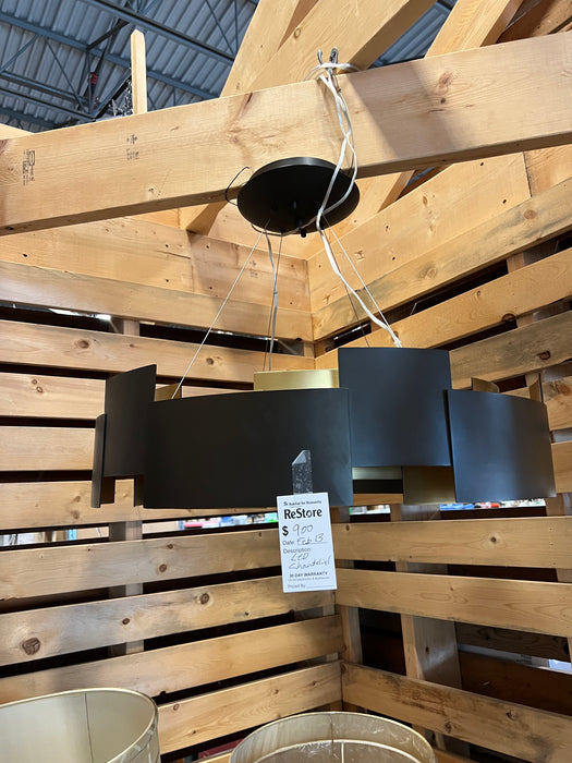 Modern Cut-Out Pendant Chandelier