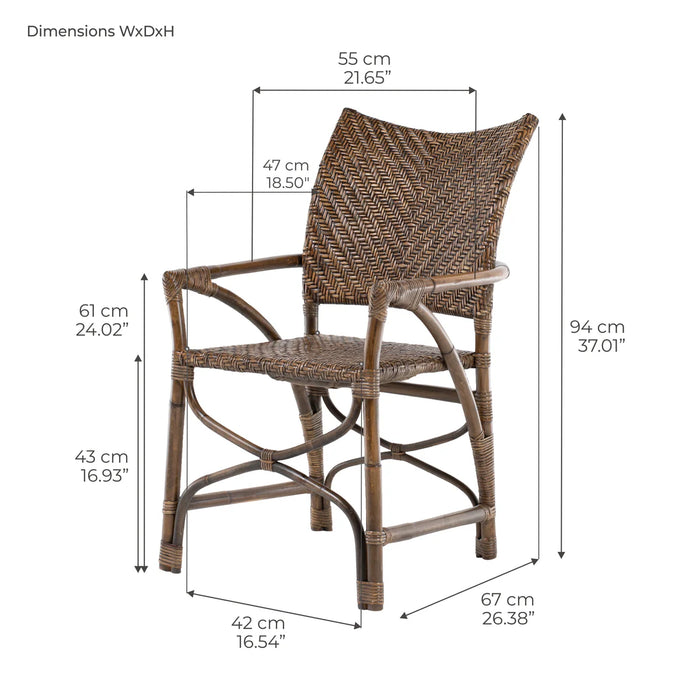 Wickerworks Countess Chair (NEW)