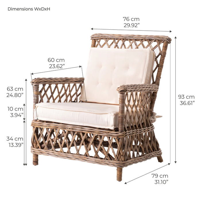 Wickerworks Marquis Chair (CR55) (NEW)