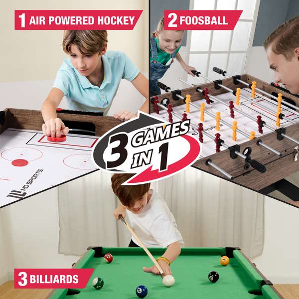 MD Sports 4 Ft. 3-In-1 Combo Game Table (Used)