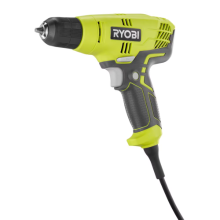RYOBI 5.5-Amp Corded 3/8-inch Variable Speed Compact Drill/Driver with Bag (New)