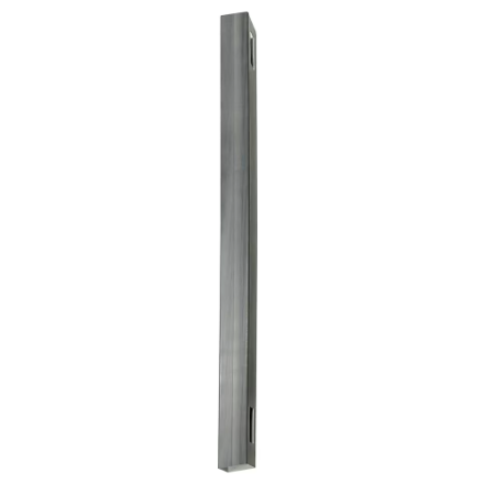 Creative Surfaces® 5" x 5" x 8' Vinyl Woodgrain Fence Post with Aluminum Insert Hazy Grey (New)