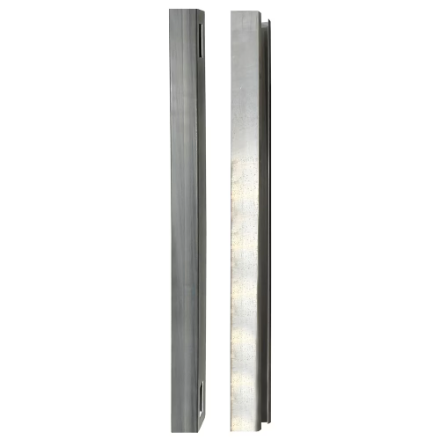 Creative Surfaces® 5" x 5" x 8' Vinyl Woodgrain Fence Post with Aluminum Insert Hazy Grey (New)