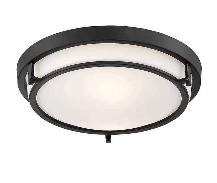 Savoy House 2-Light Ceiling Light in Matte Black (New)