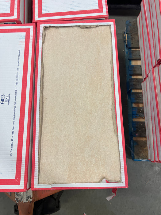 Beige Stone Effect Porcelain Tile 12x24 (new)