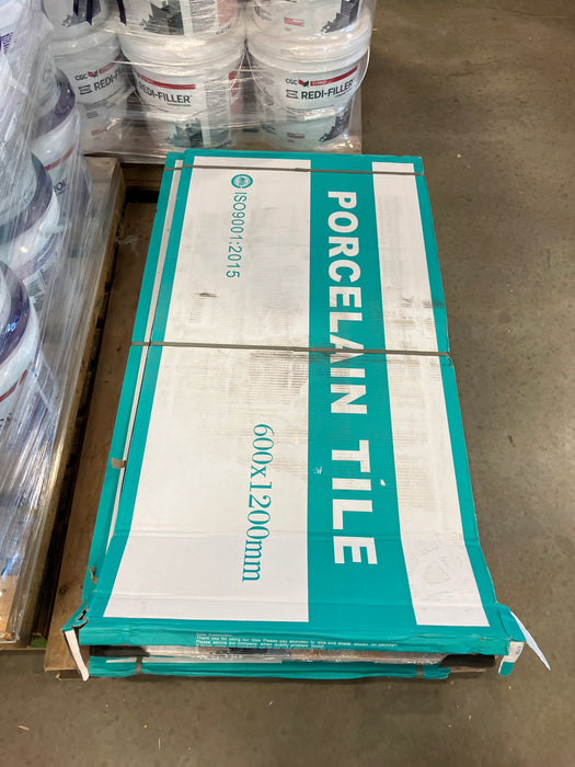 Modamo Abstract Decor Polished Blue 24-inch x 48-inch Porcelain Floor and Wall Tile (15.49 Sq.Ft./Case)