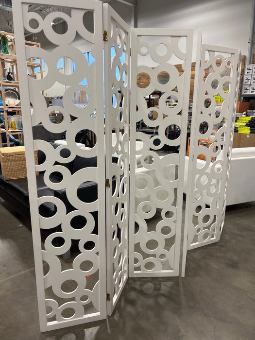White Bubble Room Divider