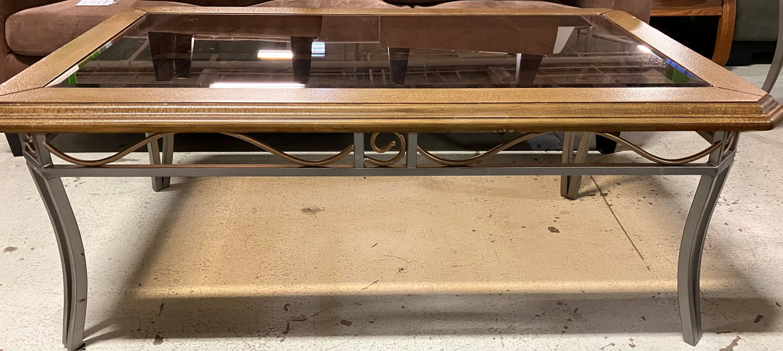 Glass-top Coffee Table