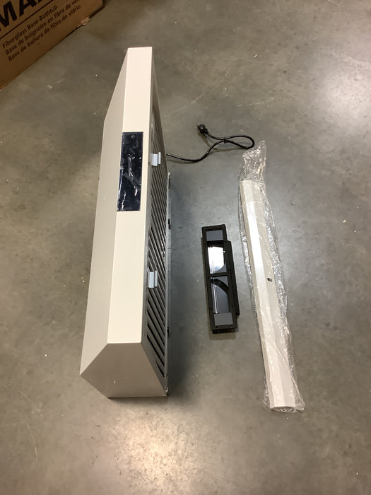 Ventilation hood with components 