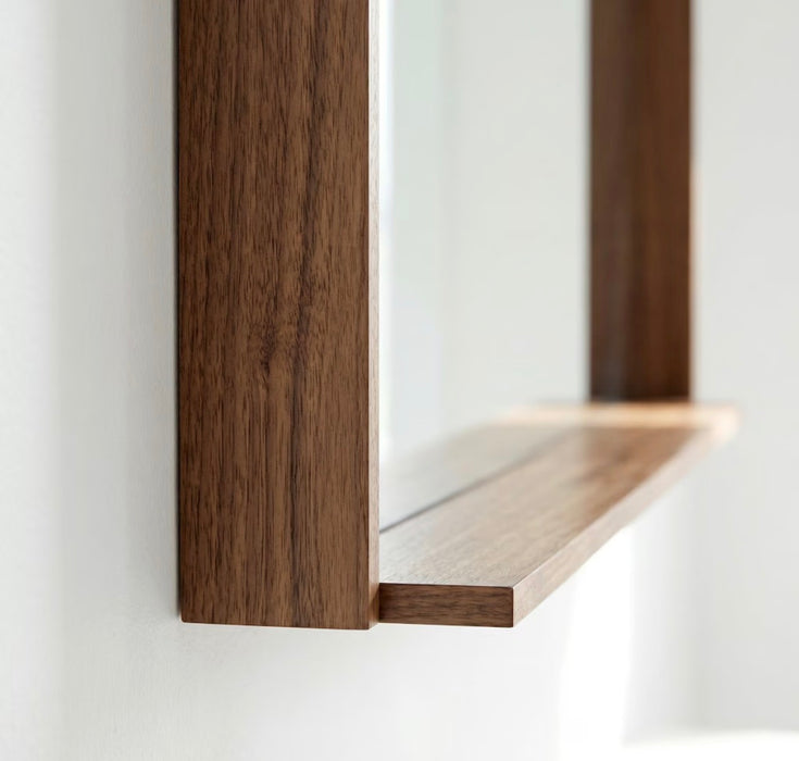 Nordic Canada Gia 60-inch Mirror Walnut, 55.1 inch x 27.6 inch (as is)