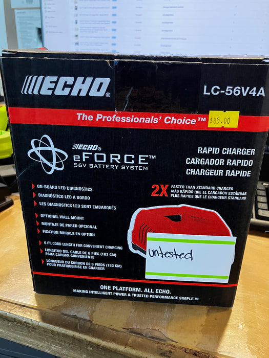 ECHO 56V eFORCE Cordless 4 Amp Rapid Battery Charger
