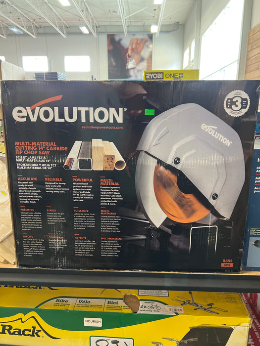 Evolution Multi-Material Cutting 14” Chop Saw (new)
