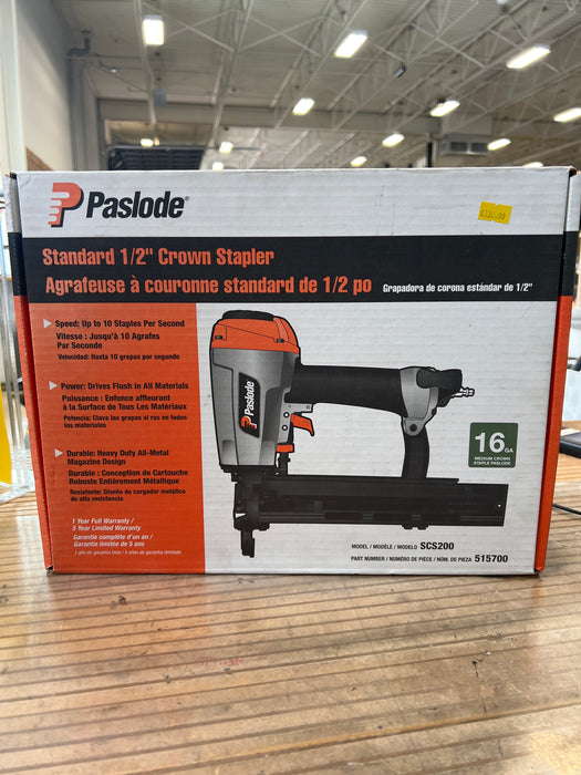 Paslode 1/2” Crown Stapler (new)