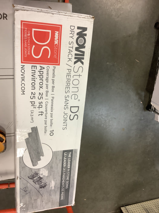 Novik NovikStone DS - Dry Stack Stone in Flint (25.18 Square Feet / Box)