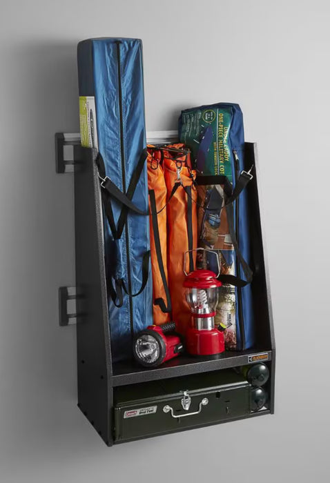 Gladiator 32-inch L GearTrack Golf Garage Wall Storage Kit with 2-Bag Caddy (New)