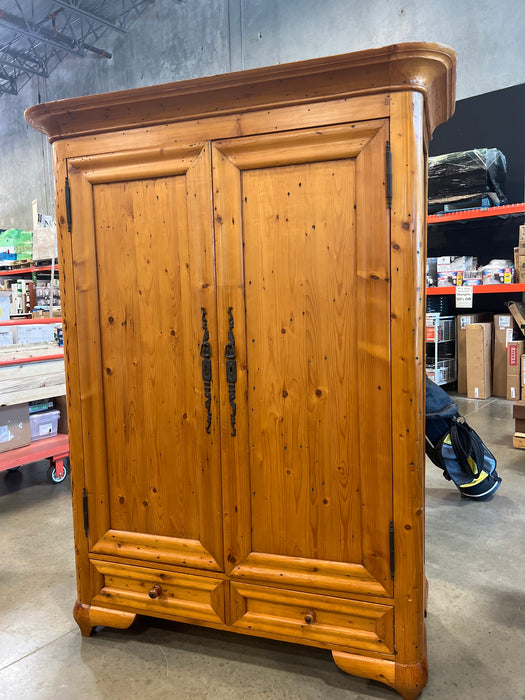 Pine Wardrobe with Shelves for Stylish Storage Solutions — Habitat for
