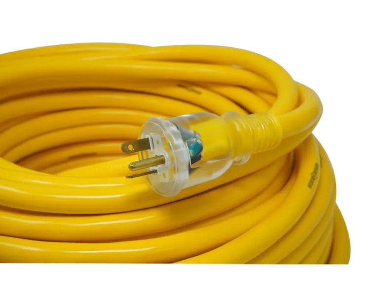 Yellow Jacket 100 ft. 10/3 SJTW 20 Amps Outdoor Extension Cord with Light Indicator (New)