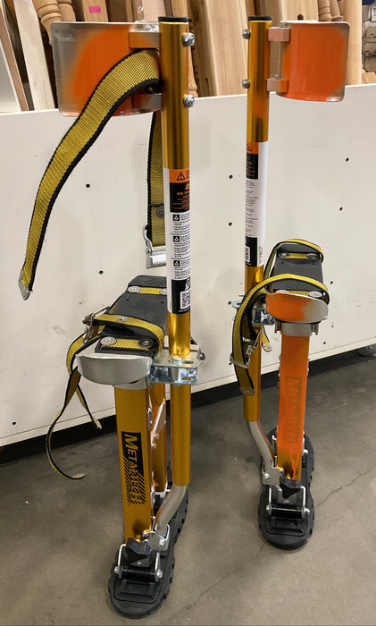 Metaltech Jobsite Series 18" to 30" Aluminum Heavy-Duty Drywall Stilts