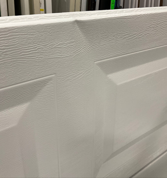 Clopay 9 ft. X 7 ft. Steel Non-Insulated White Garage Door (Damaged)
