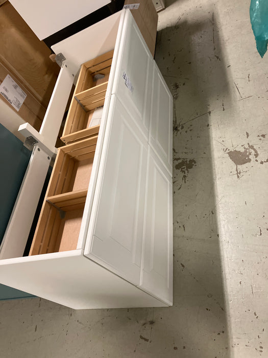 White vanity cabinet (only base)