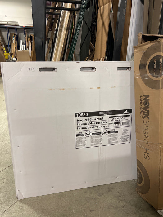 Peak RailBlazers Aluminum Deck Railing - Tempered Glass Panel - 54” Clear (new)
