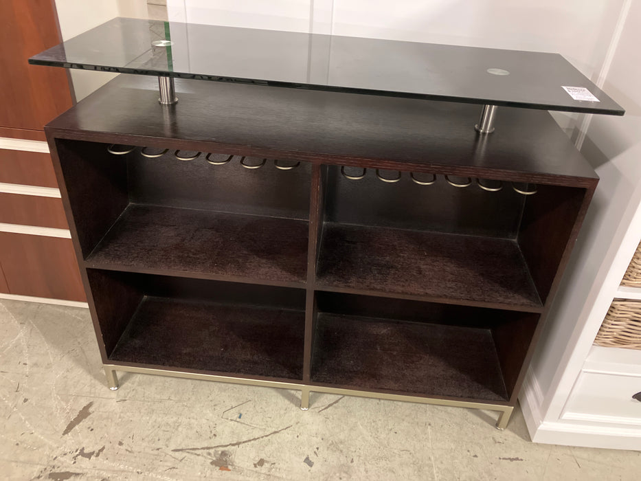 Brown Bar/storage Cabinet (used)