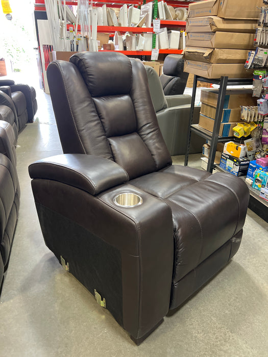 Theatre Recliner Chair Manual Unfinished Sides(new)