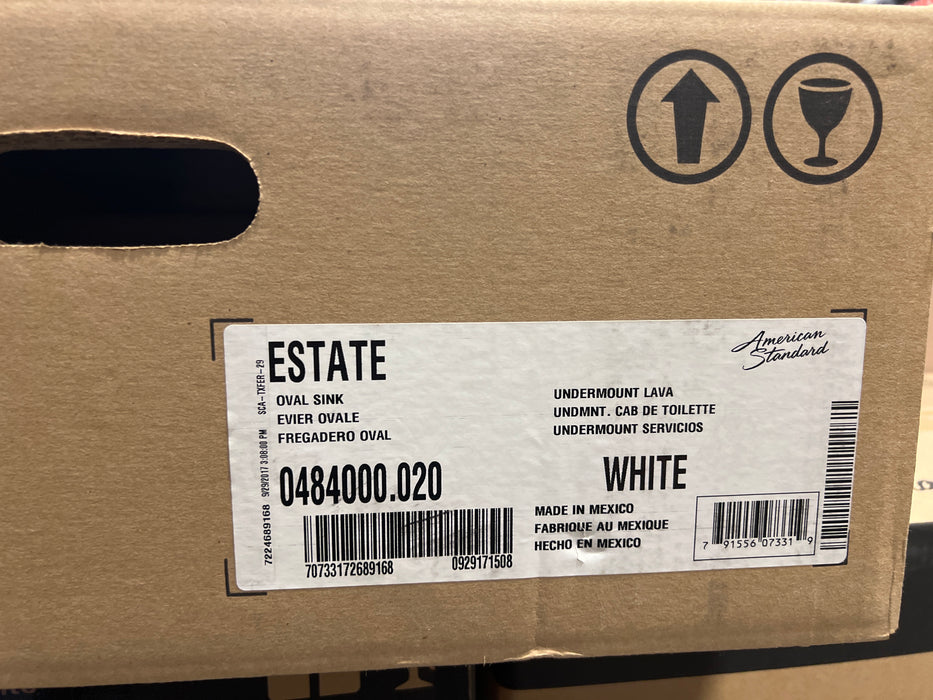 American Standard Oval Undermount Sink Estate (new)