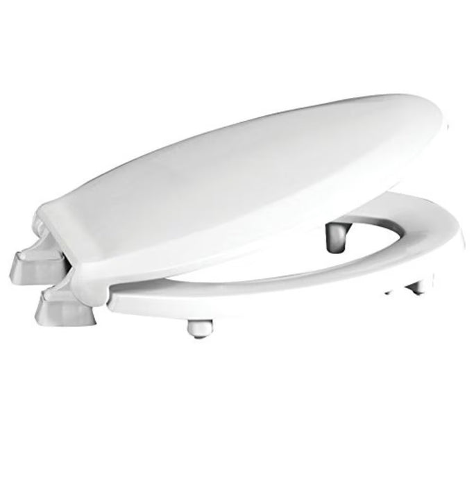 Centoco ADA Compliant 2 inch Raised Elongated Closed Front with Cover Toilet Seat in White (New)
