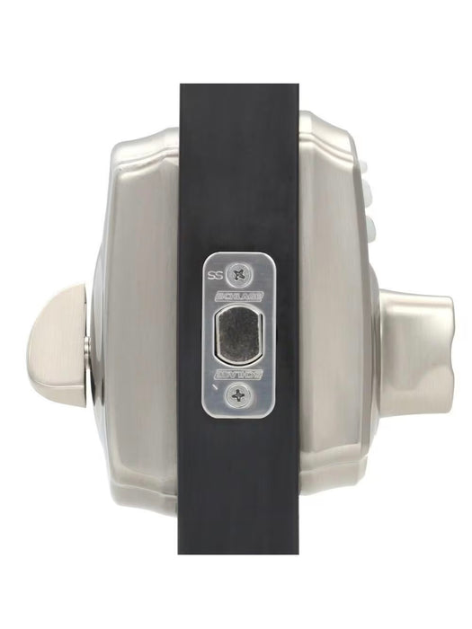 Schlage Camelot Satin Nickel Electronic Deadbolt Keyless Entry Keypad Rated AAA (new)