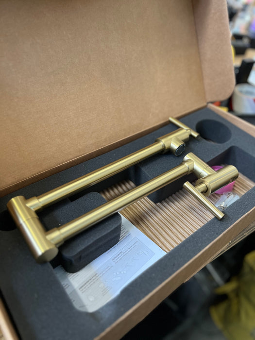 Wall Mounted Gold Pot Filler