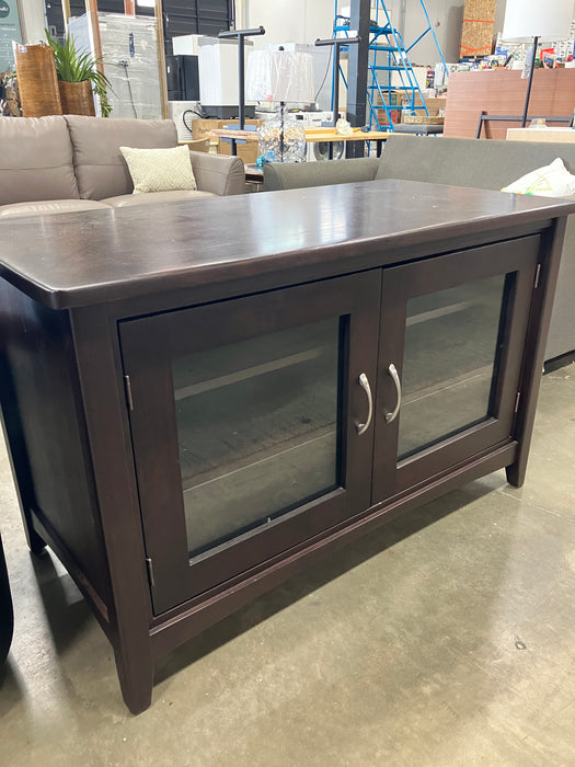 Espresso Brown Side Cabinet
