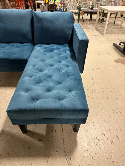 Blue Sectional (Slightly Used)