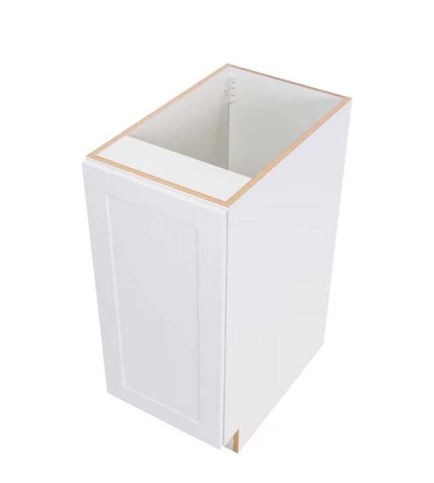 Edson 15 in. W x 35 H x 24 D Assembled Kitchen Base Cabinet, White (B15FH) (new)