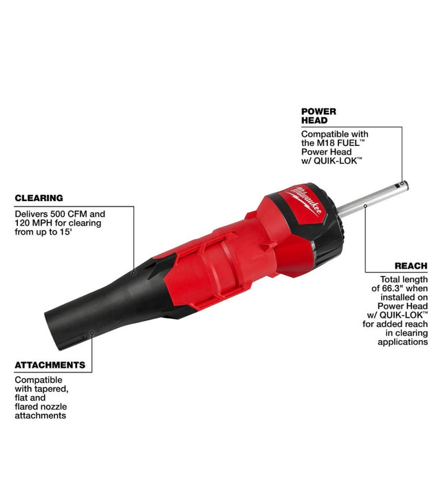 Milwaukee Tool M18 FUEL QUIK-LOK Blower Attachment (Tool-Only) (new)