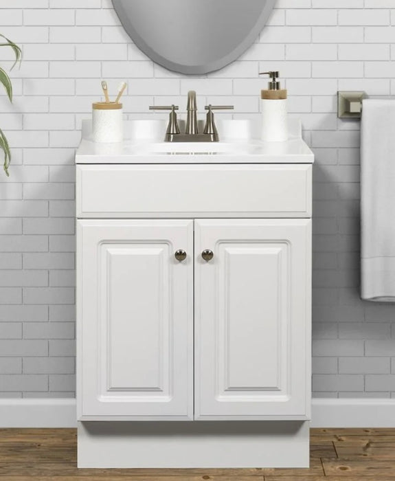 24” White Bathroom Vanity (Used)