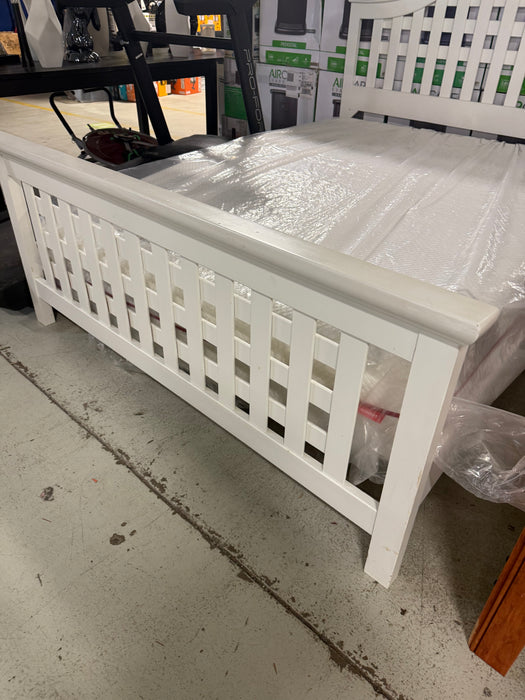 White Queen Bed Frame