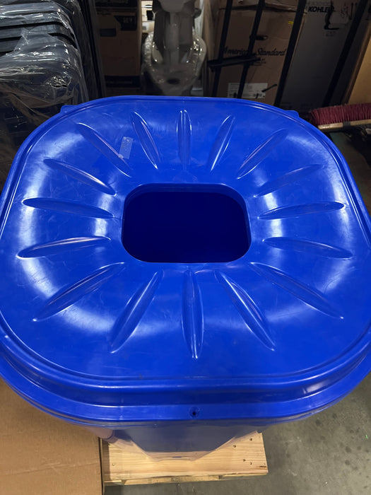 Enviro World 55 gallon Recycling bin Blue (new)