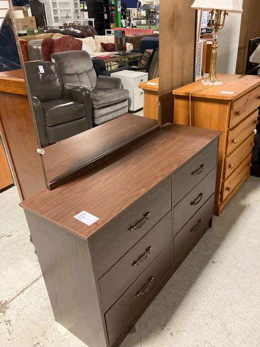 6-drawers Dresser with mirror