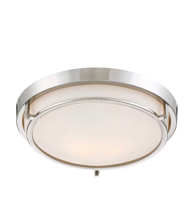Savoy House 2-Light Ceiling Light in Polished Nickel (new)