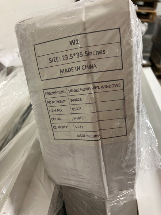 Single Hung vinyl window (new)