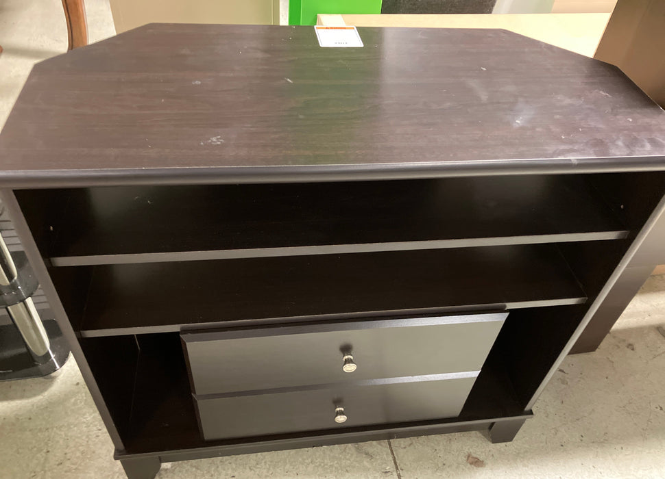 Dark Wood Tv Console(Used)