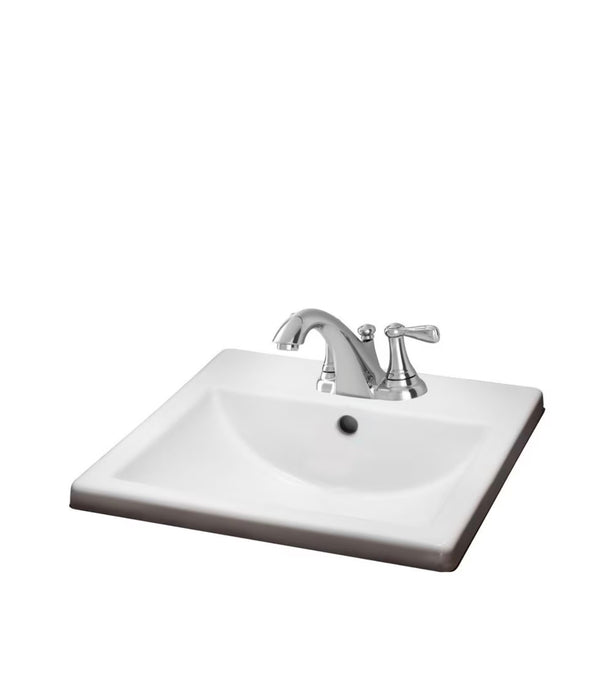 American Standard Marquete Square Bathroom Sink Basin in White (new)