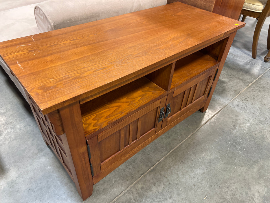 Wooden TV Stand with Cupboard (used)