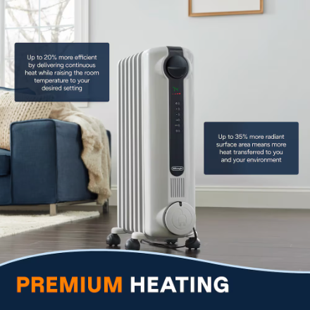 DeLonghi RadiaS ECO Digital Full Room Radiant Heater (New)