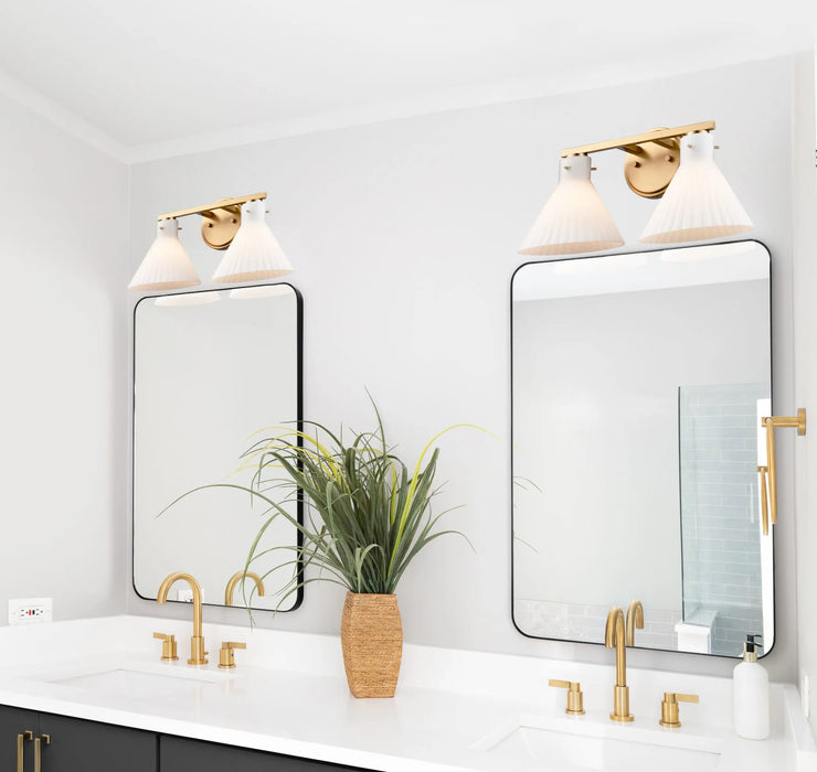 Dorset 2 Light Vanity - DVP37222BR-RIO - (New)