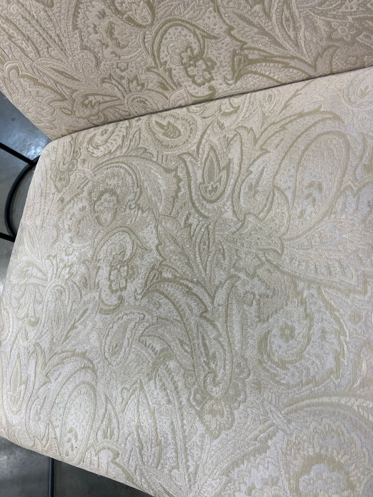 Cream Paisley Slipper Chair (used)