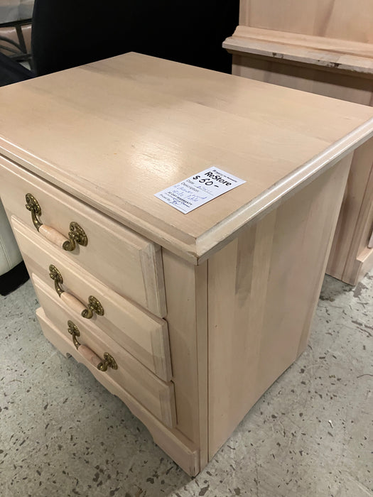 3 Drawer Side Table